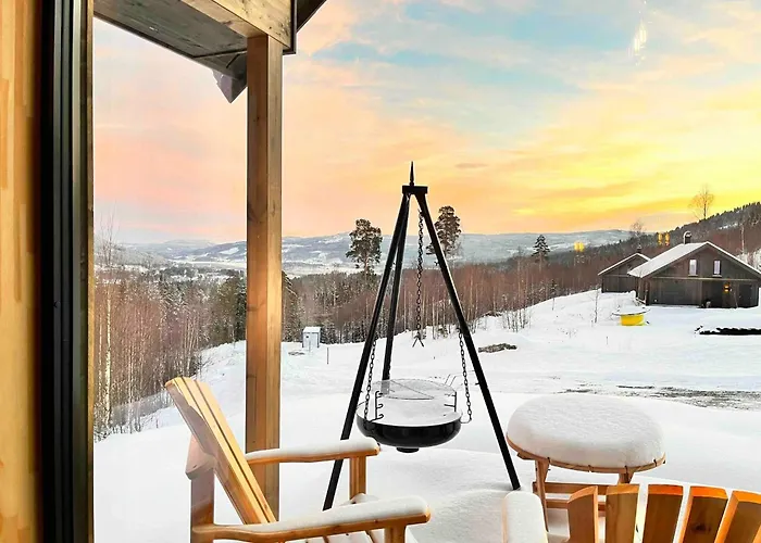 At Norefjell Resort, View