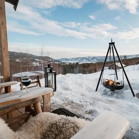 At Norefjell Resort, View